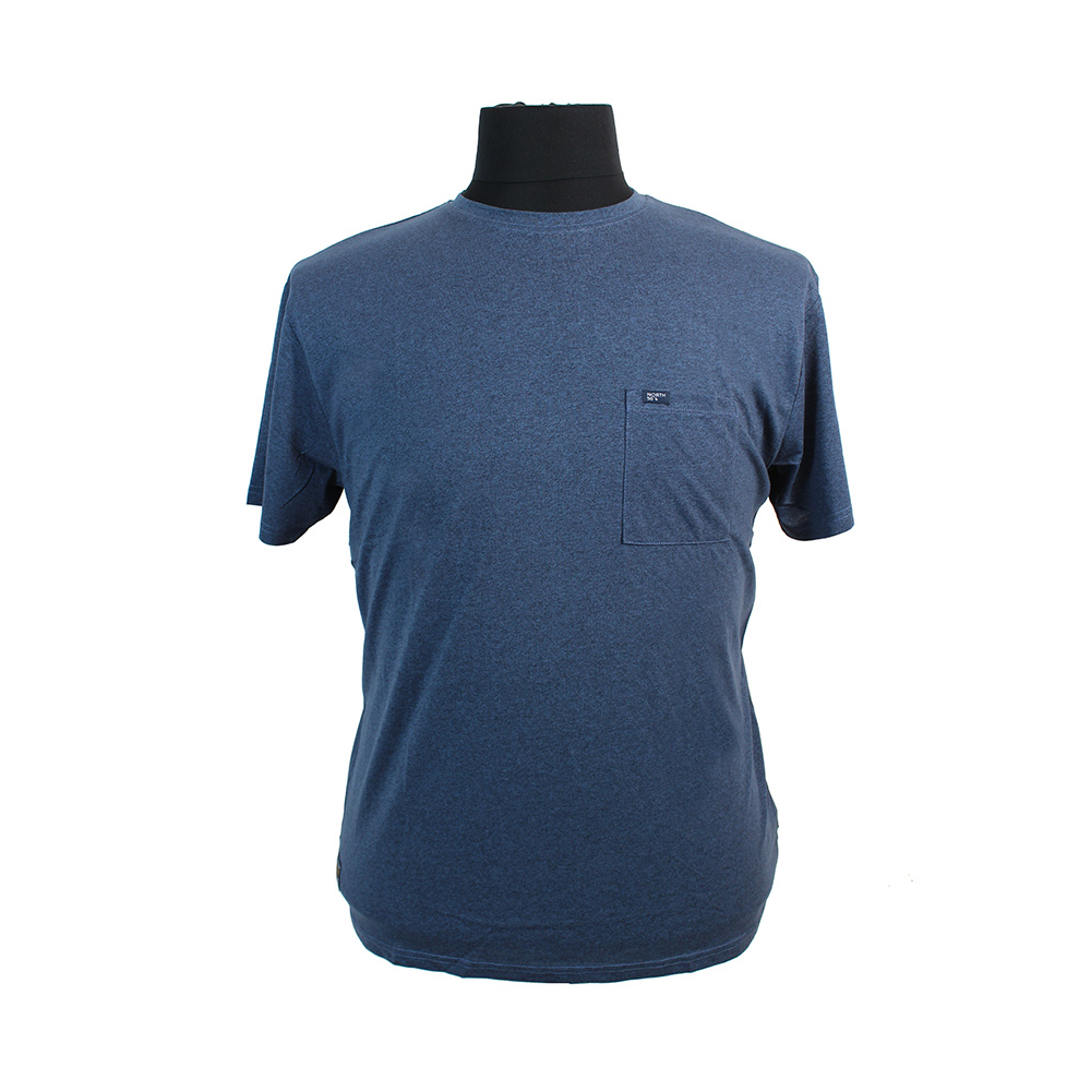 North 56 Cotton Mix Melange Pocket Tee Shirt