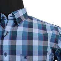 Casa Moda Large Blue Check Cotton LS Shirt