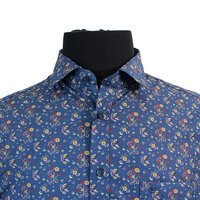 Casa Moda Flower Pattern Cotton LS Shirt