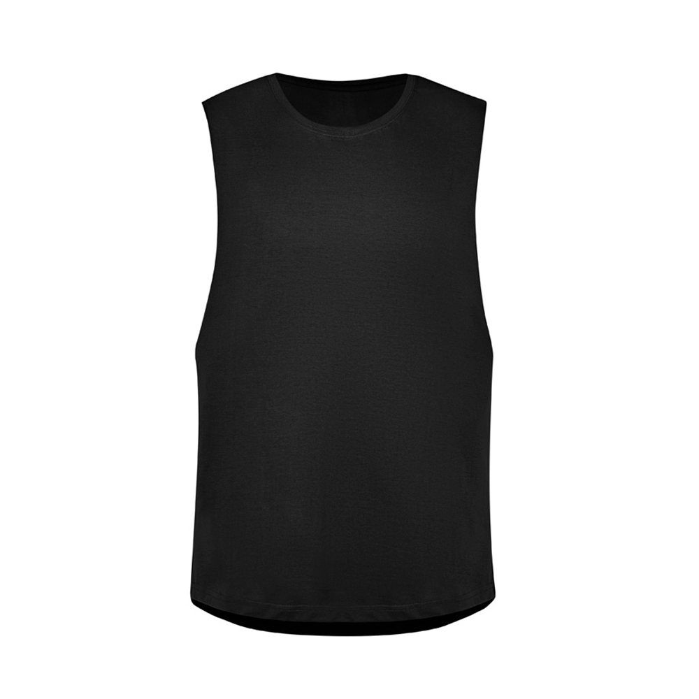 Rugged Casual Sleeveless Tee Cotton