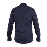 D555 Adelaide Dot Pattern Cotton LS Shirt