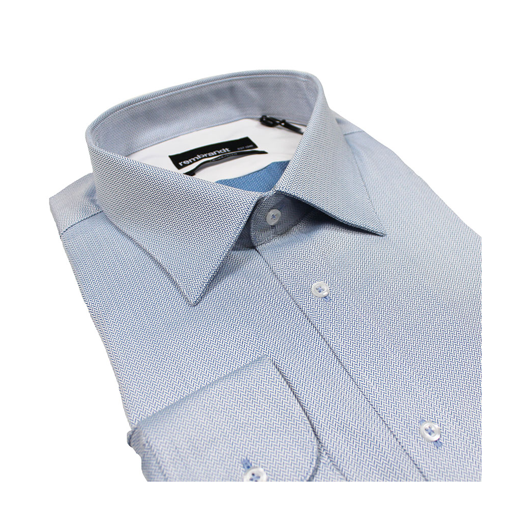 Rembrandt SD94 Pure Cotton Herringbone Design Shirt