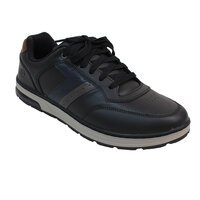 Skecher Leather Mix Upper Fashion Lace Up Shoe