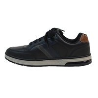 Skecher Leather Mix Upper Fashion Lace Up Shoe