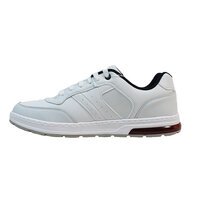 Skecher Leather Mix Upper Fashion Lace Up Shoe