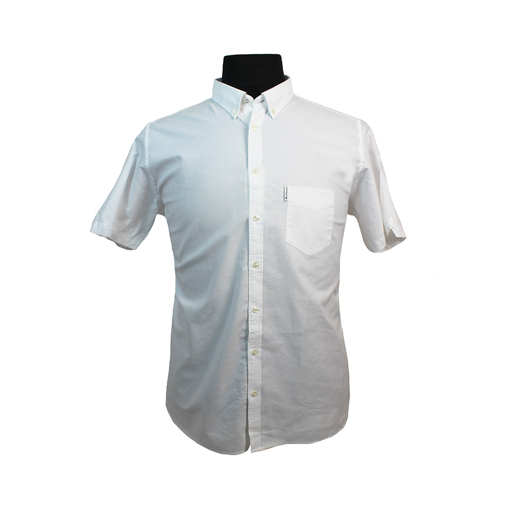 Ben Sherman Oxford Weave Button down Collar SS Shirt