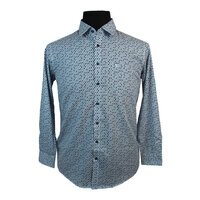 Casa Moda Circle Light Pattern LS Shirt