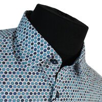 Casa Moda Circle Light Pattern LS Shirt