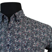 Casa Moda Bold Floral Pattern LS Shirt