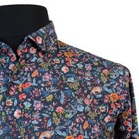 Casa Moda Multi Floral Pattern LS Shirt