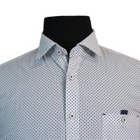 Casa Moda Diamond Dot Pattern LS Shirt