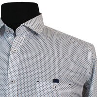 Casa Moda Diamond Dot Pattern LS Shirt