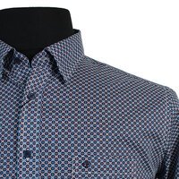 Casa Moda Circle Pattern LS Shirt