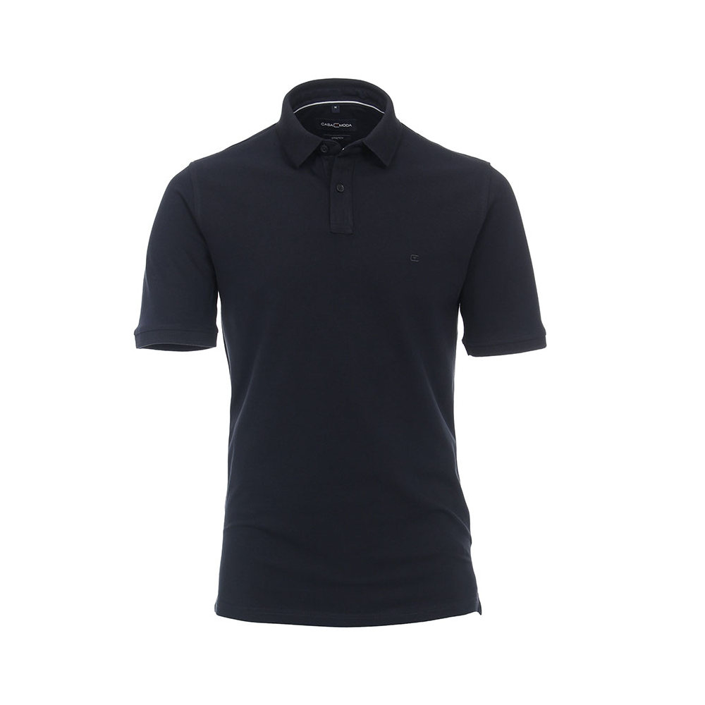 Casa Moda Stretch Cotton Polo Navy