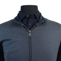 Casa Moda Navy Full Zip Sweater