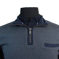 Casa Moda Navy Half Zip Sweater 