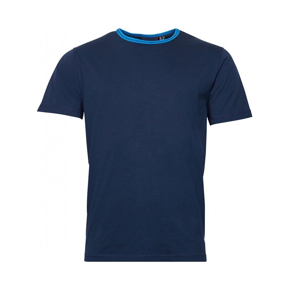 North 56 Contrast Neck Tee Navy