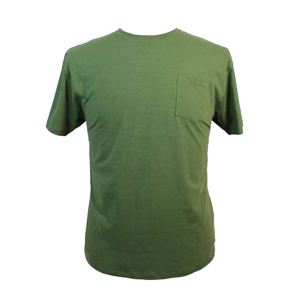 North 56 Crew Neck Pocket Tee Shirt Olive