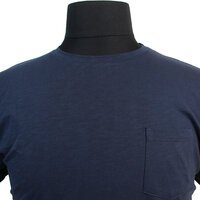 North 56 Crew Neck Pocket Tee Shirt Navy