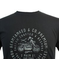 Replika Motor Bike Tee Cotton Black