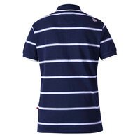 D555 Montego Navy Stripe Cotton Polo