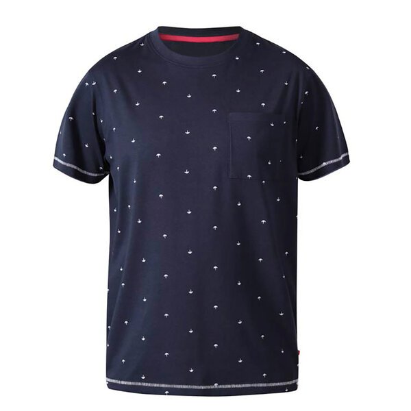 D555 Forbes Umbrella Navy Tee-shop-by-brands-Beggs Big Mens Clothing - Big Men's fashionable clothing and shoes