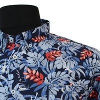 D555 Malibu Floral Pattern SS Shirt