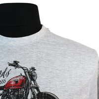 D555 Miles Motor Bike Print Tee