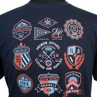 D555 Greenwood Badge Tee Navy