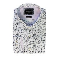 Brooksfield Luxe Pure Cotton Flower Pattern Shirt