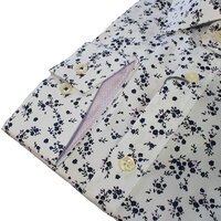 Brooksfield Luxe Pure Cotton Flower Pattern Shirt