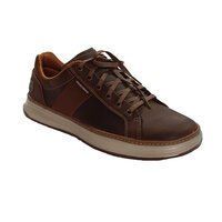 Skechers Leather Mix Upper Classic Lace Up Casual