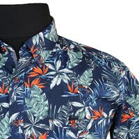 Casa Moda Pure Cotton Birds of Paradise Pattern Fashion Shirt