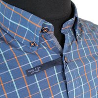 Casa Moda Pure Cotton Windowpane Check Fashion Shirt