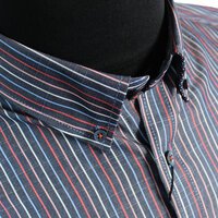 Casa Moda Pure Cotton Multi Colour Narrow Stripe Fashion Shirt