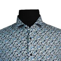 Casa Moda Pure Cotton Paint Splosh Pattern Fashion Shirt