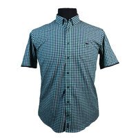 Casa Moda Pure Cotton Classic Gingham Check Buttondown Collar