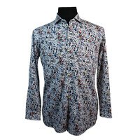 Casa Moda Pure Cotton Vivid Floral Pattern Fashion Shirt