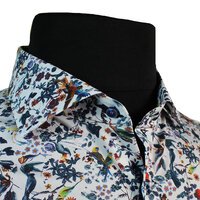 Casa Moda Pure Cotton Vivid Floral Pattern Fashion Shirt