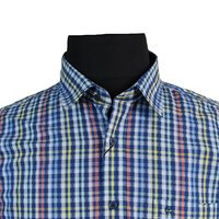 Casa Moda Pure Cotton Classic Mini Multi Check Fashion Shirt