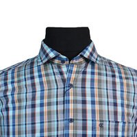 Casa Moda Pure Cotton Classic Multi Check Pattern Fashion Shirt