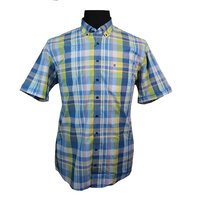 Casa Moda Pure Cotton Multi Check Stripe Pattern Fashion Shirt