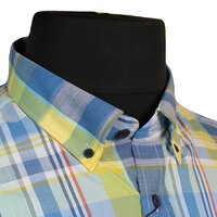Casa Moda Pure Cotton Multi Check Stripe Pattern Fashion Shirt