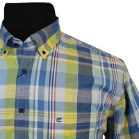 Casa Moda Pure Cotton Multi Check Stripe Pattern Fashion Shirt