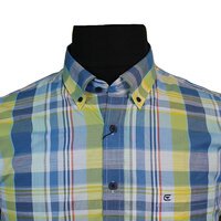 Casa Moda Pure Cotton Multi Check Stripe Pattern Fashion Shirt