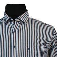 Casa Moda Pure Cotton Multi Vertical Stripe Fashion Shirt