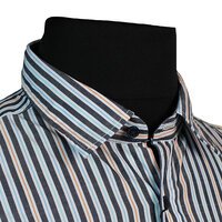 Casa Moda Pure Cotton Multi Vertical Stripe Fashion Shirt
