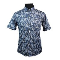 Casa Moda Pure Cotton Floral Pattern Buttondown Collar Shirt