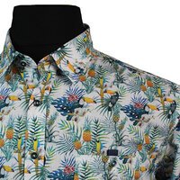 Casa Moda Pure Cotton Island Hawaiian Style Pattern Shirt