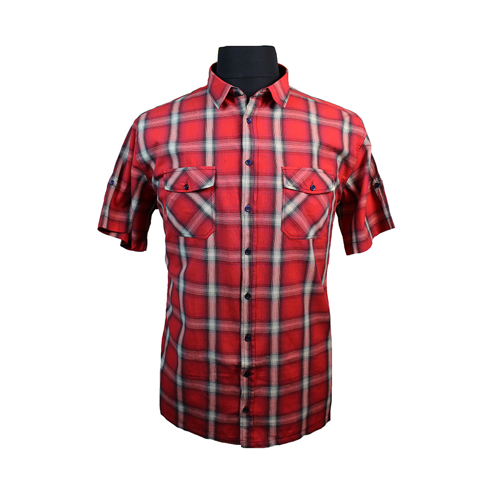 Replika Pure Cotton Window Pane Check Fashion Shirt